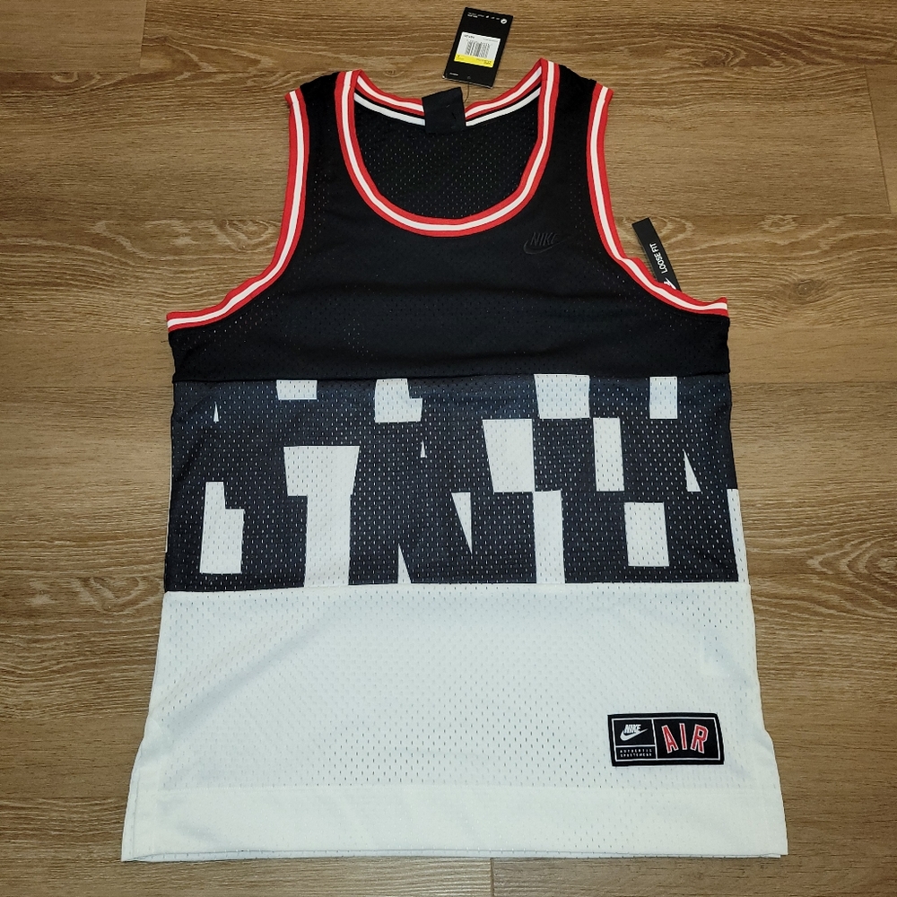 Nike Air Men’s Mesh Loose Fit Tank Top Jersey Shirt Size Small MSRP $60 New